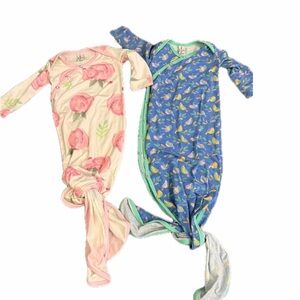 Copper pearl newborn sleep gowns